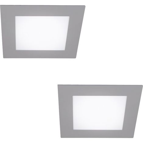Pack 2 downlights LED gris (18W) (1/5)