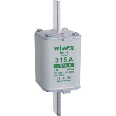 Fusibile NH 2, 690V 160A, impiego aM - Wimex 5508160 (1/2)