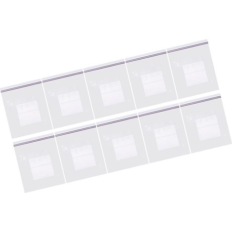 Sacs de congélation pour aliments, grande capacité, double fermeture éclair, ouverture et fermeture faciles, réutilisables, épais, pour sandwichs et collations. (1/5)