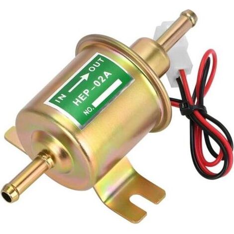 LaBlanc - Pompe à Carburant Électronique, Pompe à Carburant Électrique 12V Pour Essence Diesel, Pompe à Essence Électrique 12V 3-5 Psi Pour Tondeuse Gazon, Carburateur, Essence, Moteur Diesel (Or) (1/5)