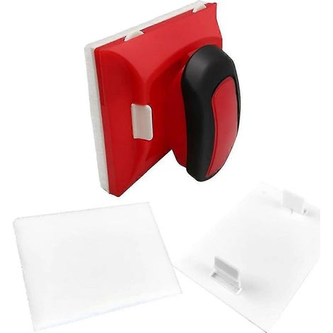 outil de peinture de bordure avec 2 recharges de tampon - pour les finitions sur les murs et les plafonds, application de la peinture d'angle (1/5)