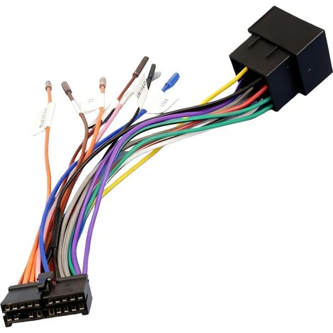 Cable Adaptateur Autoradio 20 Broches vers ISO 21cm pour Contrôles (1/5)