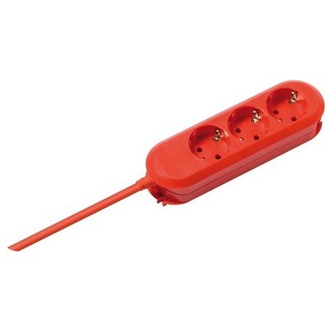 BACHMANN Bachmann SMARTLINE - 3 m - 3 sortie(s) CA - Intérieur - Rouge - 3680 W - 16 A (388.371)