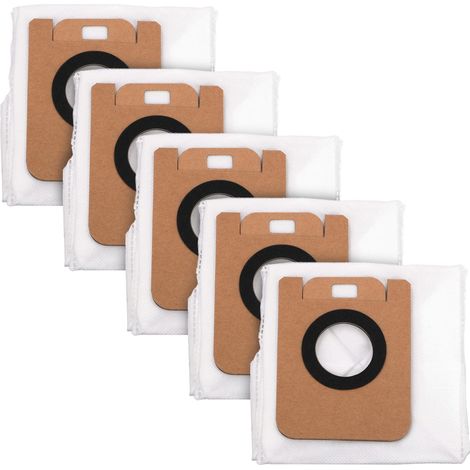 Extralink 5 Bolsas de Polvo para Robot Aspirador, Recambio Compatible no Original con Dreame L10s Ultra L20 Ultra L10 y Xiaomi Vacuum X10 X10+ X20+, para Estación de Vaciado Automático