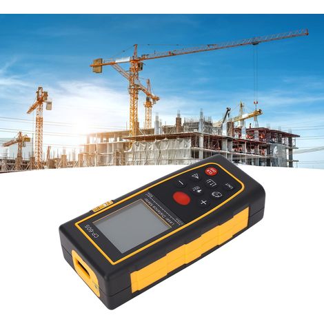 Wasserwaage mit LCD-Bildschirm von 0,05 bis 60 Metern, Handentfernungsmesser, Lineal, hochpräzises elektronisches Lineal für den Innen- und Heimgebrauch. (1/5)