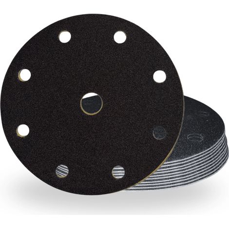 Disques abrasifs auto-agrippants avec 9 trous Ø150 mm - Ø 150 mm 220 10 - Harmony Béton (1/5)