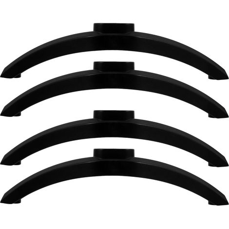 Lot de 4 Pieds de Rechange pour téléviseurs de 43 à 50 Pouces, Robustes, pour Support de Table ou écran d'ordinateur (Noir). (1/5)