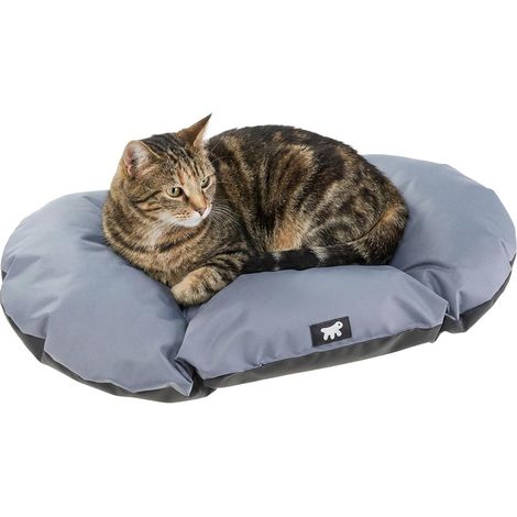 1 - Tapis Chien - Coussin Chat - Imperméable Anti-Rayures Lavable 30 Degrés Pour Niche Et Voiture Gris 55x36x3 cm (1/5)