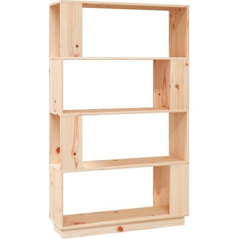 Maison Exclusive - Libreria/Divisorio 80x25x132 cm in Legno Massello di Pino
