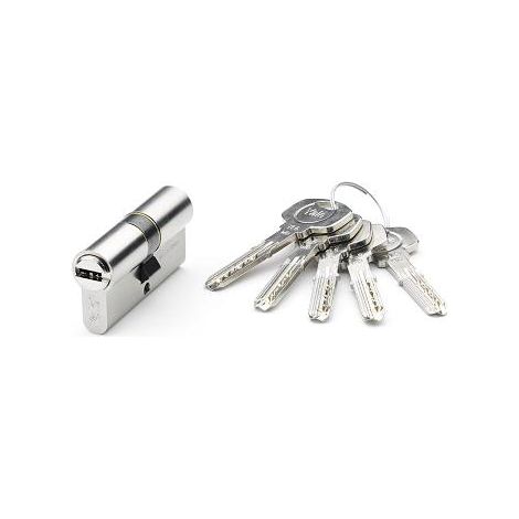 CILINDRO SEGURIDAD 30X50 NIQUEL DOBLE EMBRAGUE YL6