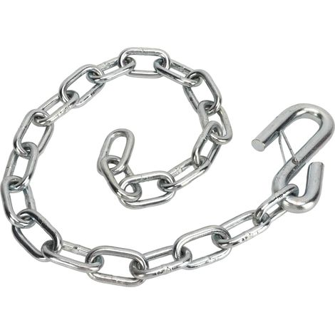 3500lb Tow Chain with Double Clip S-Hooks (1/5)