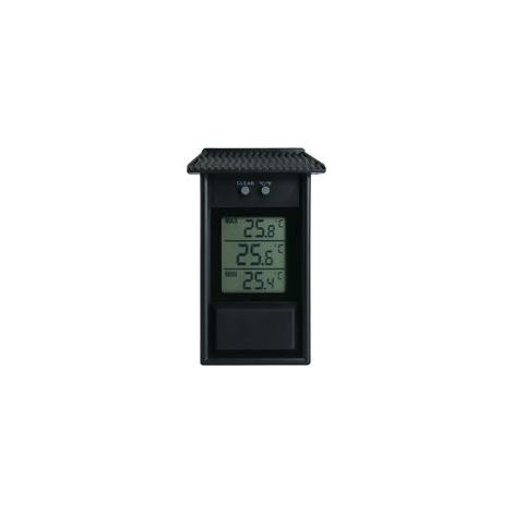 Thermomètre Électronique Extérieur Thermomètre Extérieur Thermohygromètre Électronique Étanche Réfrigérateur Thermomètre Taille Température Valeur Mémoire Fonction 13.2x8x3 (Cm) Noir 1pc (1/3)
