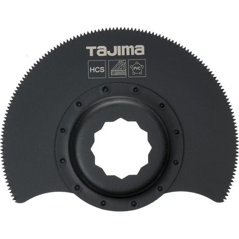 Tajima Säge-Zubehör Sägeblatt für Multitool Sternaufnahme 91 mm halbrund SHC91
