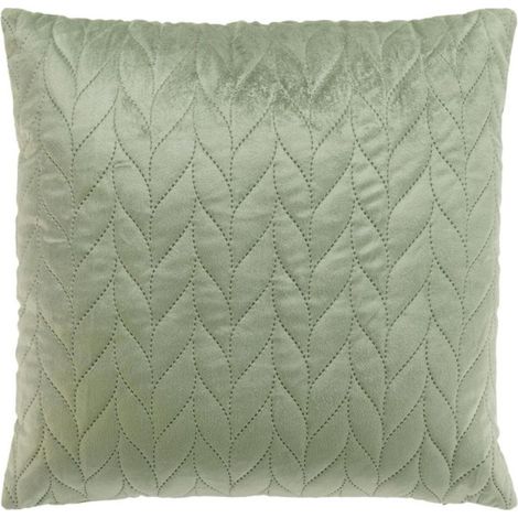 Housse de Coussin en Velours "Daisy" 40x40cm Sauge (1/5)