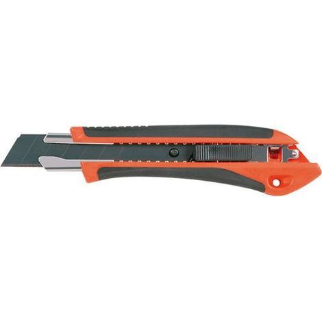 CORTADOR HOJA 18MM. AUTO LOCK MANGO BIMATERIAL (1/4)