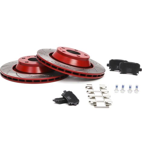 DISQUES DE FREIN PLAQUETTES arrière AUDI TT (8J3) TT Roadster (8J9)