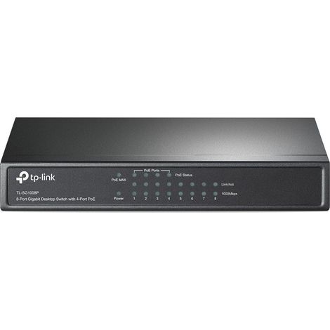 Switch réseau TP-LINK TL-SG1008P 8 ports 1 GBit/s fonction PoE S34921