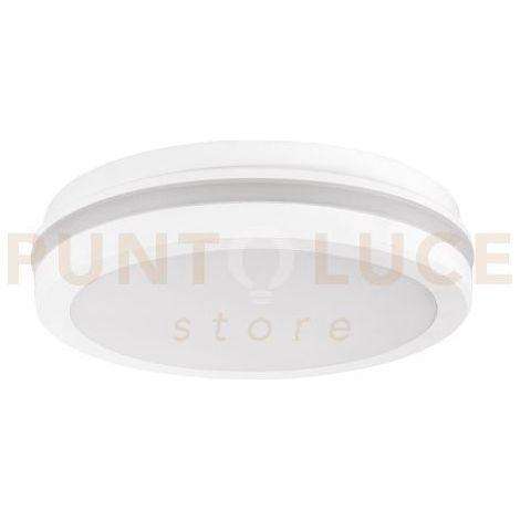 GPL340 PLAFONIERA TONDA A LED CCT 3000-4000-6000K 1800-1900LM BIANCO OPACO D.20CM