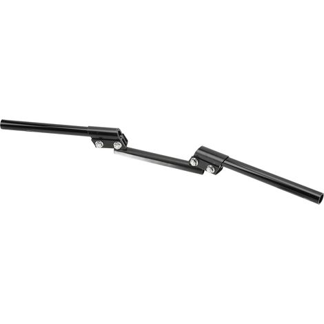 Motorradlenker 22 mm Universal verstellbarer Lenker für Sportwagen, Straßenbahn, ATV, Roller und Geländefahrzeuge Schwarz (1/5)
