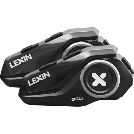 Intercom Bluetooth pour casque de moto, se connecte jusqu'à 6 pilotes, portée de 1000m (1/2)