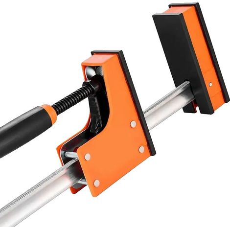 Serre-joints en bois, haute capacité de charge, profondeur de mâchoire réglable, Rouge (1/2)