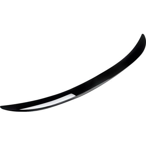 Spoiler trasero, material plástico ABS, fácil instalación, negro brillante. (1/2)