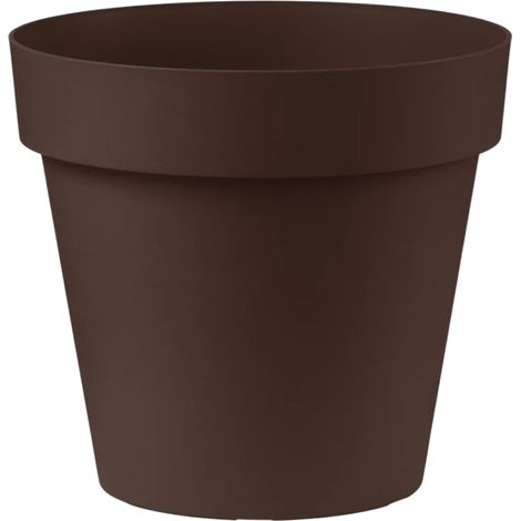 Vaso Cleo Rotondo 50 cm - Cioccolato