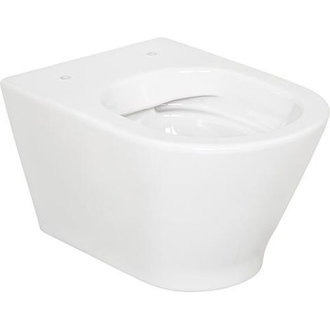 WC suspendu à fond creux Alaseja lxhxp : 360x355x525 mm Sans bord de chasse Céramique blanche (1/2)