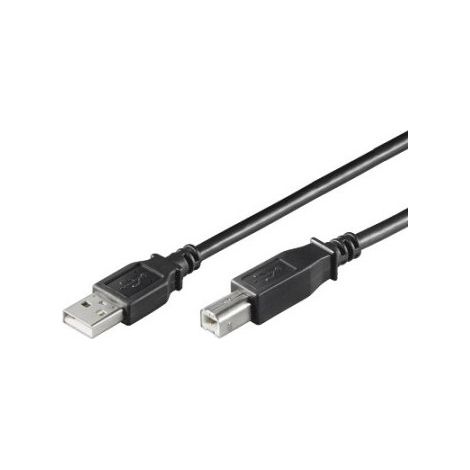 Ewent EC1004 USB Kabel USB 2.0 1,8 m USB B USB A Schwarz (1/2)