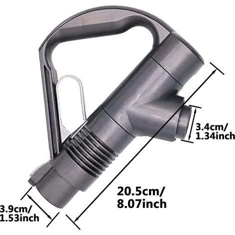 Poignée accessoire pour aspirateur pour Dyson, poignée pour Dyson DC19, aspirateur à main pour Dyson DC19, poignée anti-allergie pour Dyson DC19, DC23, DC26, DC29, DC32, DC36, DC37 917276-01 (1/4)