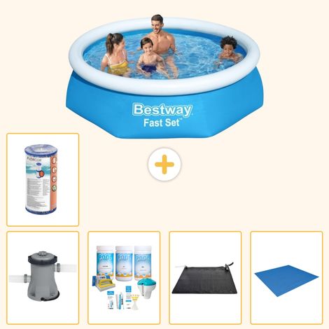 Bestway Bestway Fast Set Ronde - 244x61 cm - 6-pièces S22005 (1/5)