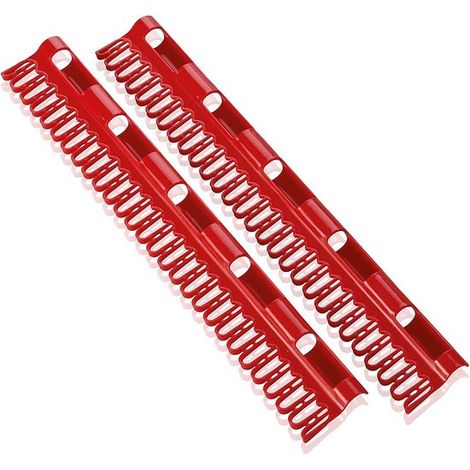 Questo set di accessori per stendini verticali include due supporti per piccoli oggetti, perfetti per asciugare calzini e biancheria intima. (1/5)