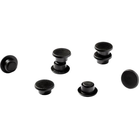 Durable Aimant 475101 (Ø) 15 mm rond noir 1 set 475101 Y614912 (1/2)