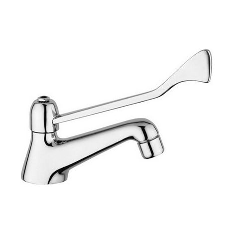 RUBINETTO COLLO CIGNO CON LEVA CLINICA 1/2 IDRAL