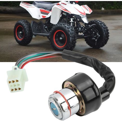 Interrupteur de contact 9 trous 6 fils avec position OFF/ON/CLOCK pour ATV Kazuma Falcon 90cc 110cc 250cc - Pièce de rechange (1/5)