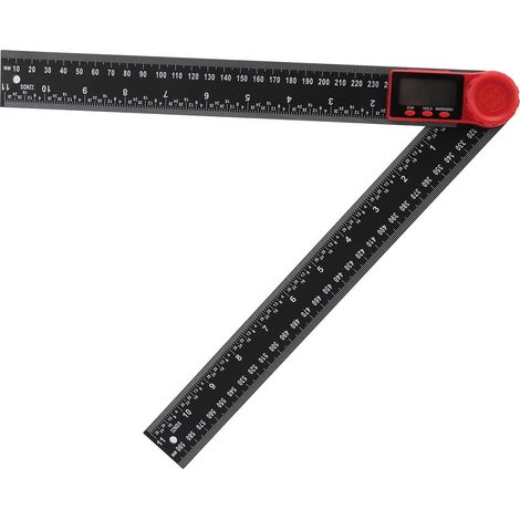 d angle numérique 2 en 1 en plastique léger et pratique noir (1/5)