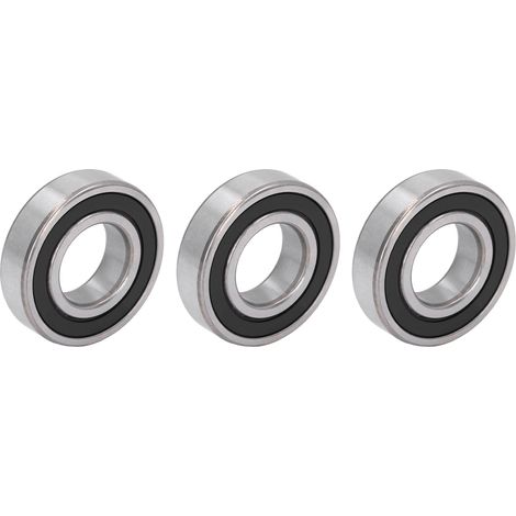Satz mit 3 Rillenkugellagern 6206, Gummidichtungen, Zubehörset für Industriemaschinen und -geräte (1/5)