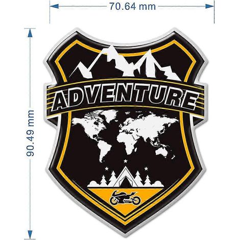 Autocollants R 1200 1250 850 750 GS pour BMW R1200GS R1250GS F750GS F800GS F850GS G310GS Adventure, protections de réservoir, bagages, valises en aluminium - ADV3 (1/4)