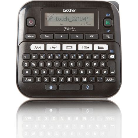 Brother P-Touch PT-D210VP Etikettendrucker, Monochrom, Thermotransfer, Schwarz