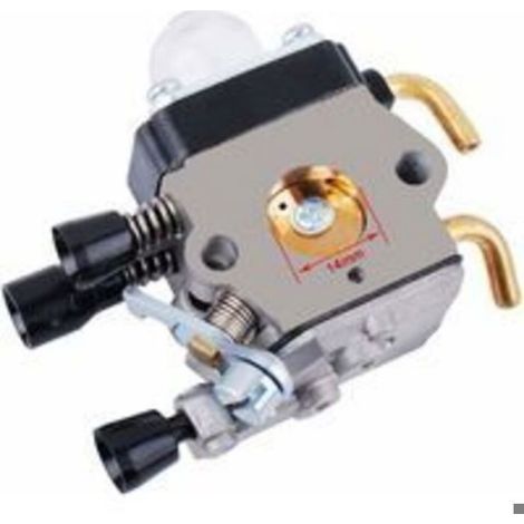 Carburateur - Pour Taille-Haie Stihl FS38 FS45 FS46 FS55 FS74 FS76 FS80 KM85 - Avec Filtre À Air Et Tuyau De Carburant - 1 Pièce (1/5)