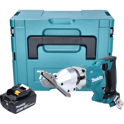 Makita DJS 800 T1J Akku Faserzementschere 18 V Brushless + 1x Akku 5,0 Ah + Makpac - ohne Ladegerät
