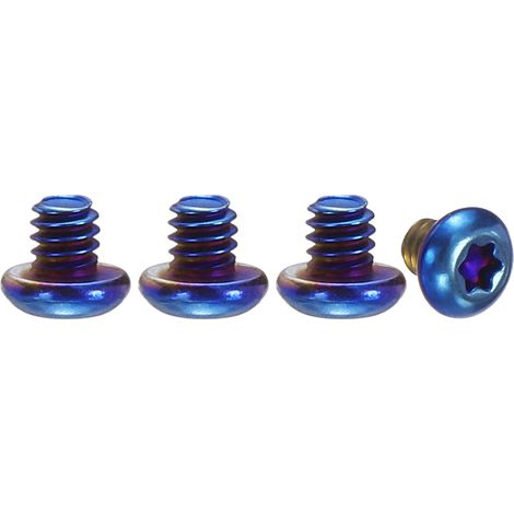4Pcs Vis De Clip De Poche Tête Torx T6 Filetage 2-56UCN (1/5)