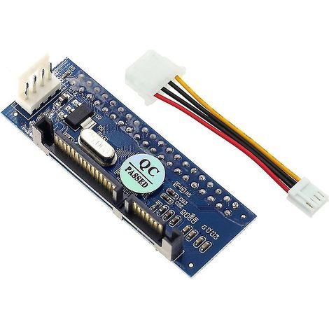 Adaptateur pour disque dur avec câble de données, convertisseur IDE vers SATA pour disque dur 3,5 pouces (1/4)
