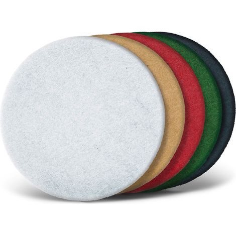 MENZER Pads Superpad, 330 mm, p. Monospazzole, Poliestere (5 Pz.) beige