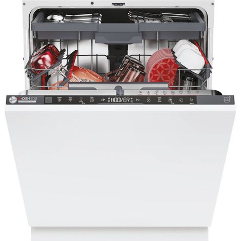 Hoover HI 6B4S1PTA H-DISH 700 Lavastoviglie da Incasso 16 coperti Classe B 44 dB Wi-Fi (81.8x59.7x55.5 cm) colore Antracite
