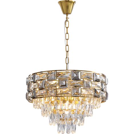 LUXURIA-KRONLEUCHTER 9 E14 GOLD MILAGRO ML8895