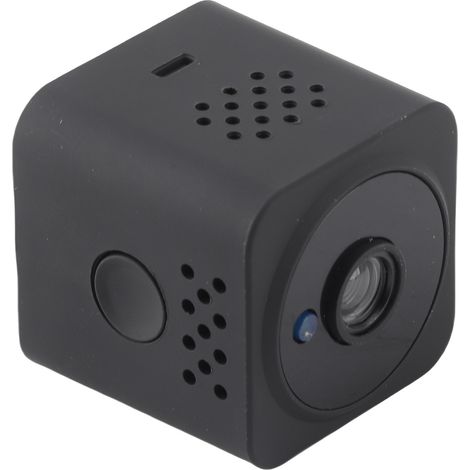 Mini caméra de surveillance sans fil 1080p, caméra WiFi intelligente avec batterie intégrée, microphone, vision nocturne, communication bidirectionnelle, application mobile et contrôle à distance pour