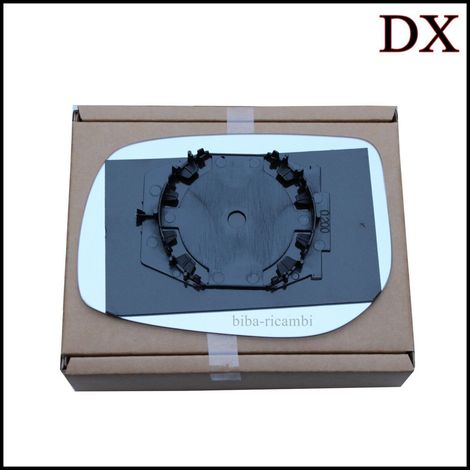 Piastra specchio retrovisore lato dx-passeggero compatibile per toyota auris i ( (1/2)