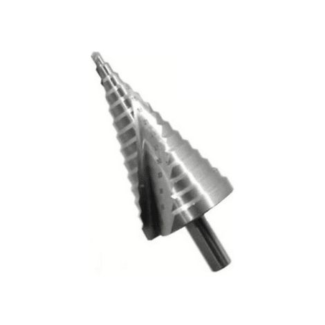 FRESA  A GRADINI SCALINI CONICA HSS 4-42 MM  ALLARGAFORI PUNTA