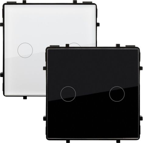 Wechselschalter Touch Doppelt Modern Weiß
